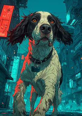 Running Springer Spaniel