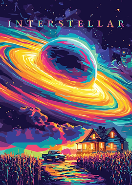 Interstellar Movie Poster Art