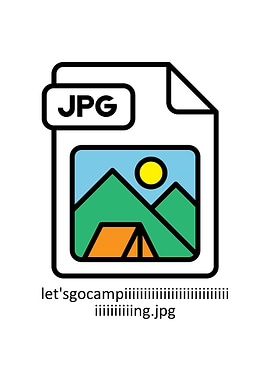 Camping JPG File Icon