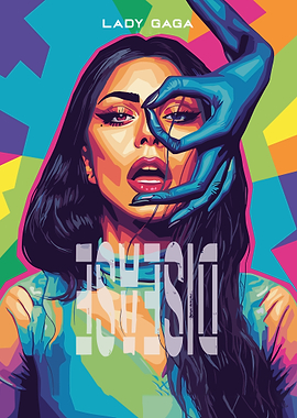 Lady Gaga Chromatica Pop Art