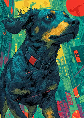 Colorful Springer Spaniel