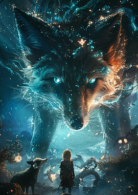 Mystical Fox Guardian Child