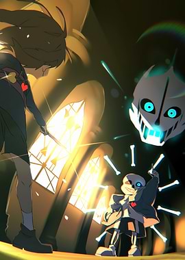 Undertale: Frisk vs. Sans Battle