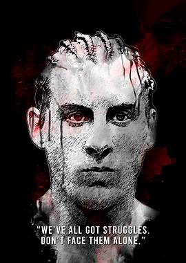 Paddy Pimblett with Motivational Quote