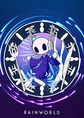 Rain World Cartoon Character Illustration