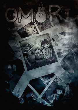 Omori Game Polaroid Collage