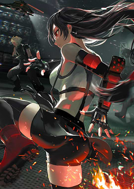 Tifa Lockhart with Buster Sword