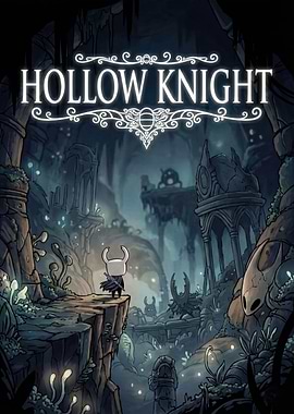 Hollow Knight Game Cover Art
