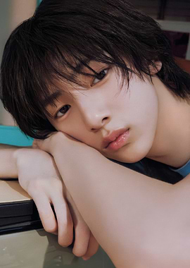 Portrait of a young person resting