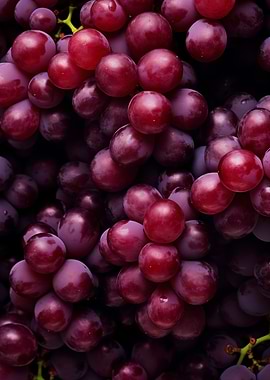 Red Globe Grapes Food art