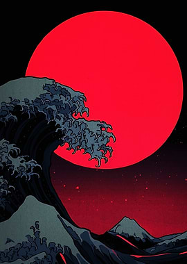 Red Moon Wave