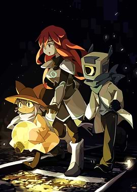 OneShot: Three Characters Walking