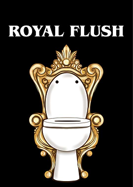 Royal Flush Toilet Throne
