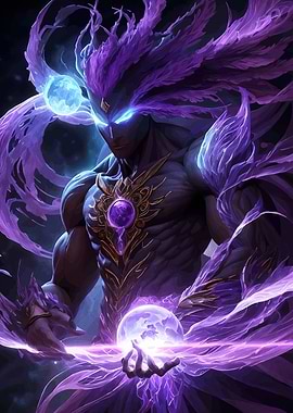 Mystic Warrior with Orbs of Power