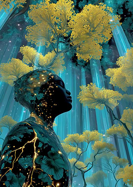 Mystical Forest Woman