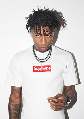 NBA YoungBoy Supreme T-Shirt Portrait