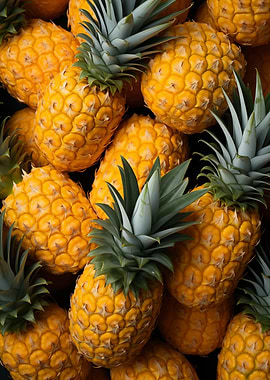 Fresh Yellow Pineapples