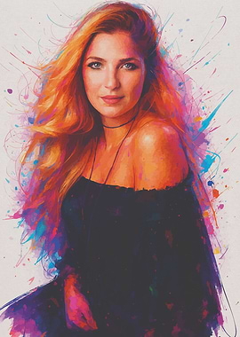 Watercolor Portrait of a Woman