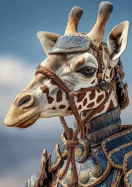 Giraffe in Armor