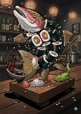 Sushi Fish Explosion