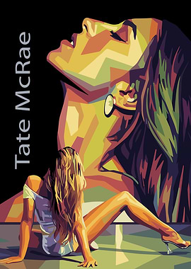 Tate McRae Pop Art Portrait