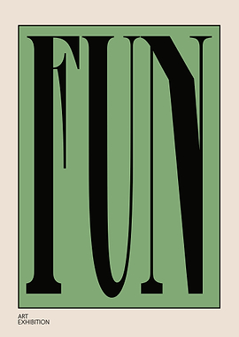 Fun Art Exhibition Poster