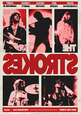 The Strokes Band Poster