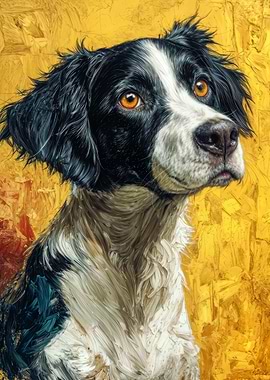 Springer Spaniel On Yello