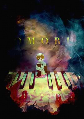 Omori Boy on Piano Keys