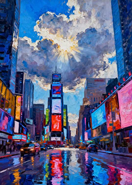 Times Square Painting