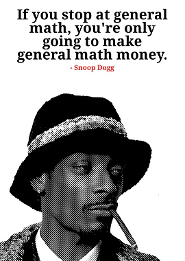 Snoop Dogg Math Money Quote