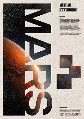 Planet Mars Poster