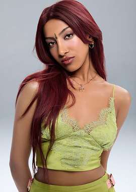 Portrait of a woman with bindi lara ketseye