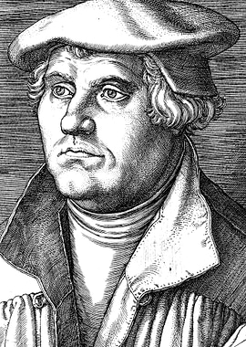 Martin Luther Engraving