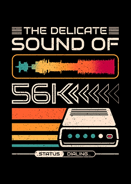 Delicate Sound of 56K Retro Modem
