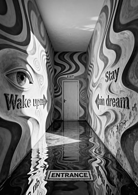 Dream or Reality: Psychedelic Hallway