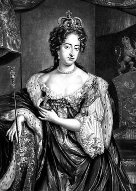 Queen Mary II Engraving