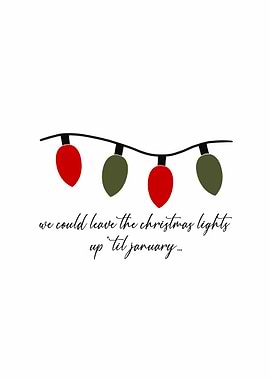 Christmas Lights Up 'Til January