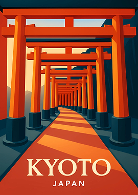 Kyoto Japan Torii Gates Travel