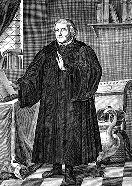 Martin Luther Engraving