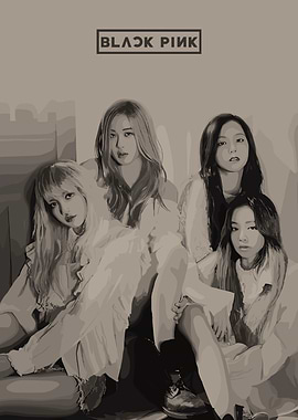 Blackpink Pixel Art Portrait