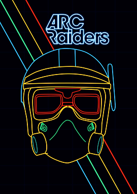 Arc Raiders Neon Helmet