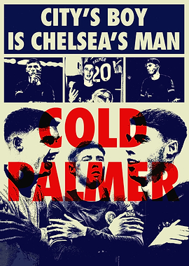 Cole Palmer Football Poster