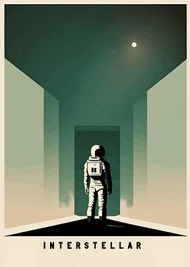Interstellar Minimalist Poster