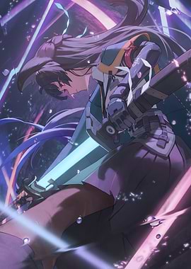 Warrior with Glowing Sword