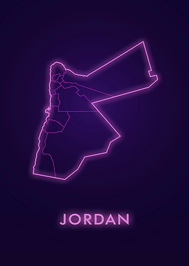 Jordan Neon Map