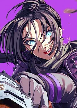 Apex Legends Wraith Anime Style Portrait
