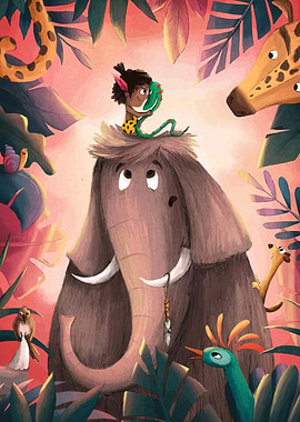 Jungle Adventure with Elephant and Friends