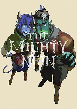 The Mighty Nein characters illustration