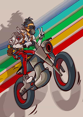 ARC Rider with Peace Sign